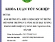 [Khóa luận tốt nghiệp] Ảnh hưởng của liều lượng bột vỏ trứng đến sinh trưởng và năng suất đậu tương trong điều kiện vụ xuân