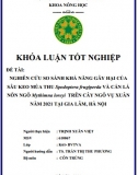 [Khóa luận tốt nghiệp] Nghiên cứu khả năng gây hại của sâu keo mùa thu và sâu cắn lá nõn ngô trên cây ngô vụ xuân