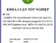 [Khóa luận tốt nghiệp] Nghiên cứu khả năng gây hại của sâu keo mùa thu và sâu cắn lá nõn ngô trên cây ngô vụ xuân