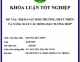 [Khóa luận tốt nghiệp]Khảo sát sinh trưởng, phát triển và năng suất các dòng đậu tương mới