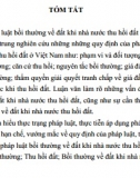 [Luận văn thạc sĩ] pháp luật bồi thường về đất khi nhà nước thu hồi về đất ở việt nam