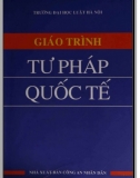 Giáo trình - Tư pháp quốc tế 