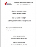 [Khóa luận tốt nghiệp] Dự án khởi nghiệp Kiến tạo nền nông nghiệp xanh