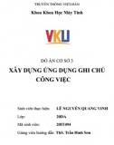 [Đồ án cơ sở 3] Xây dựng ứng dụng ghi chú công việc