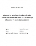 [Luận văn thạc sĩ] Đánh giá sự hài lòng của kiểm soát viên không lưu về công tác thù lao lao động tại tổng công ty quản lý bay Việt Nam