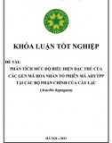 [Khoá luận tốt nghiệp] Phân tích mức độ biểu hiện đặc thù của các gen mã hóa nhân tố phiên mã ahytpp tại các bộ phận chính của cây lạc (Arachis hypogaea)