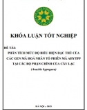 [Khoá luận tốt nghiệp] Phân tích mức độ biểu hiện đặc thù của các gen mã hóa nhân tố phiên mã ahytpp tại các bộ phận chính của cây lạc (Arachis hypogaea)