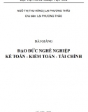 Bài giảng đạo đức nghề nghiệp kế toán - kiểm toán - tài chính