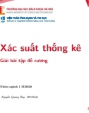 Đề cương bài tập Xác suất thống kê_HUST_Có đáp án
