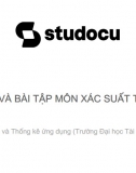 Bài giảng và bài tập môn Xác suất thông kê