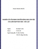 [Luận án tiến sĩ] Nghiên cứu ổn định chuyển động khi làm việc của liên hợp máy kéo - xúc lật