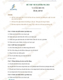 Đề thi Giao dịch viên Vietcombank 2024 - Đề số 3 (có đáp án)