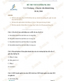 Đề thi Tín dụng Vietcombank 2024 - Đề số 5 (có đáp án)