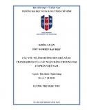 [Khoá luận tốt nghiệp]_Các yếu tố ảnh hưởng đến khả năng thanh khoản của các ngân hàng TMCP Việt Nam