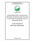 [Luận văn thạc sĩ]_Đánh giá hiện trạng và đề xuất giải pháp nâng cao hiệu quả công tác quản lý chất thải y tế