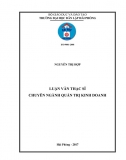 [Luận văn thạc sĩ]_Biện pháp nhằm nâng cao chất lượng phục vụ tại khách sạn Nam Cường